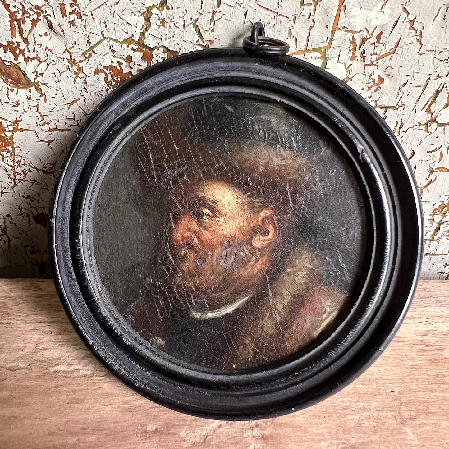 Pair of 17th Century Dutch Miniature Portrait Roundels