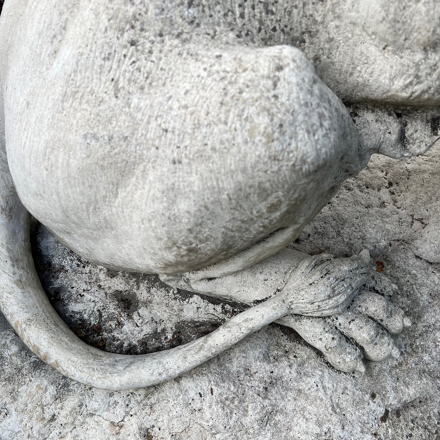 Monumental Pair of Lion Garden Statues