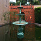 Three Tiered French Cast Iron Swan Fountain
