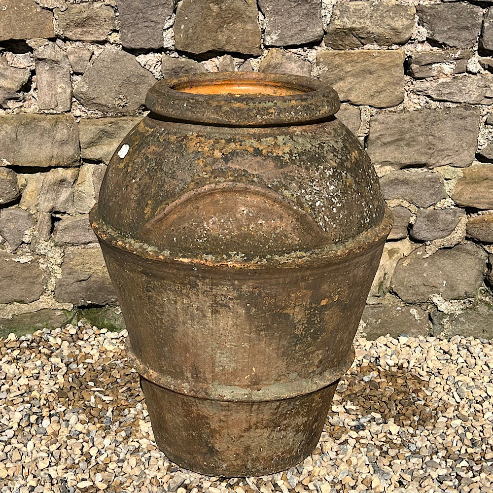 Florentine Banded Terracotta of Impruneta Storage Jar c. 17th Century