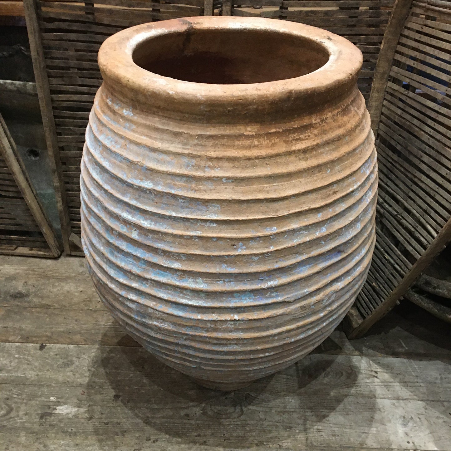 Large Antique Terracotta Beehive Storage Jar