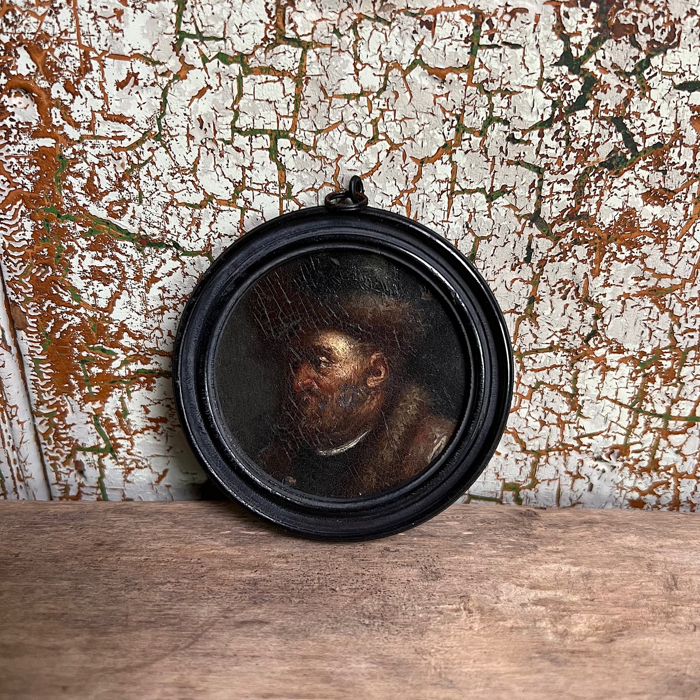 Pair of 17th Century Dutch Miniature Portrait Roundels