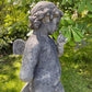 Winged Cupid upon Stone Plinth c.1890