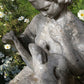 English Marble Statue of Young Maiden and Dove