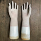 1930s Pair of Original Porcelain Glove Moulds