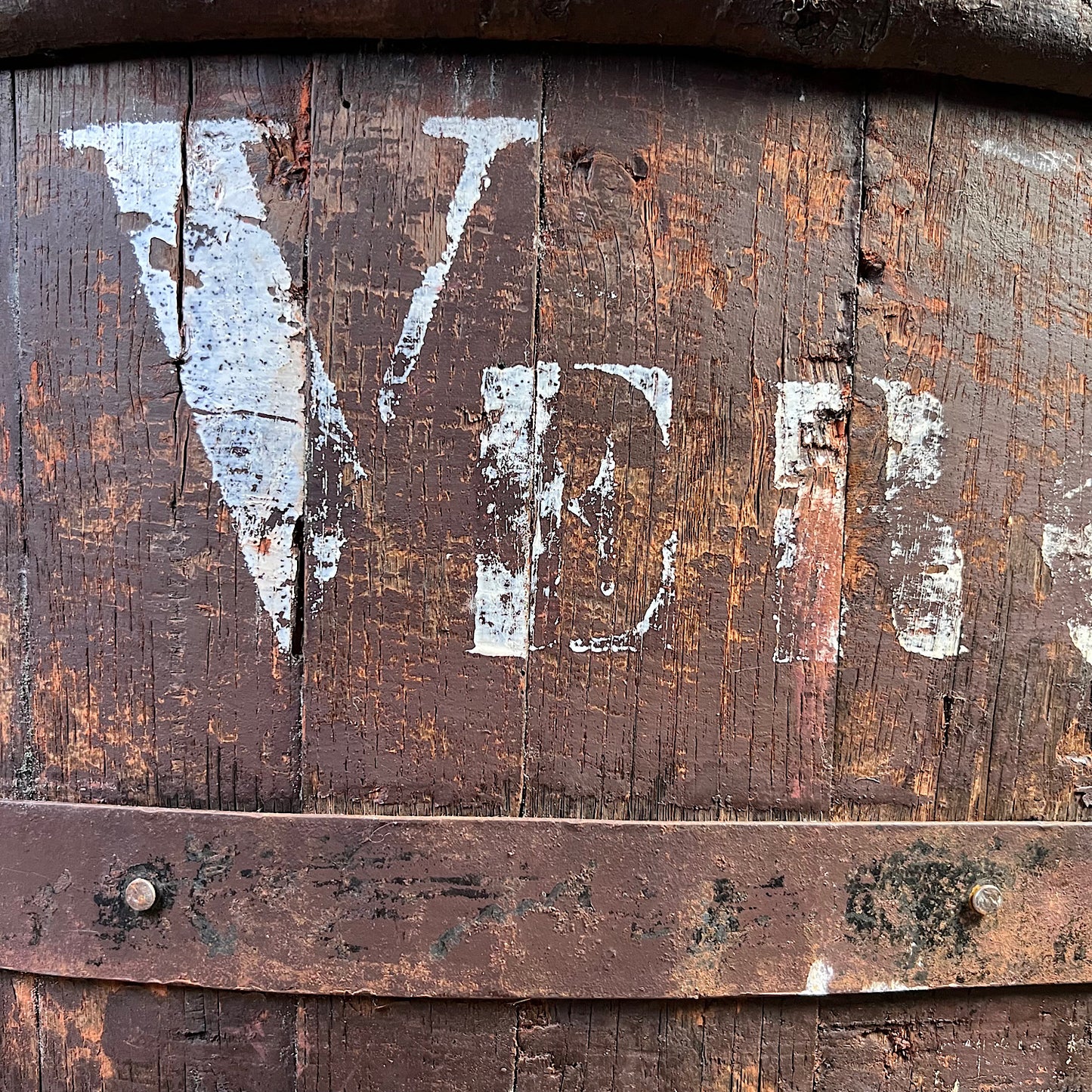 Wooden French Vineyard Grape Hod/Bucket Late 19th Century