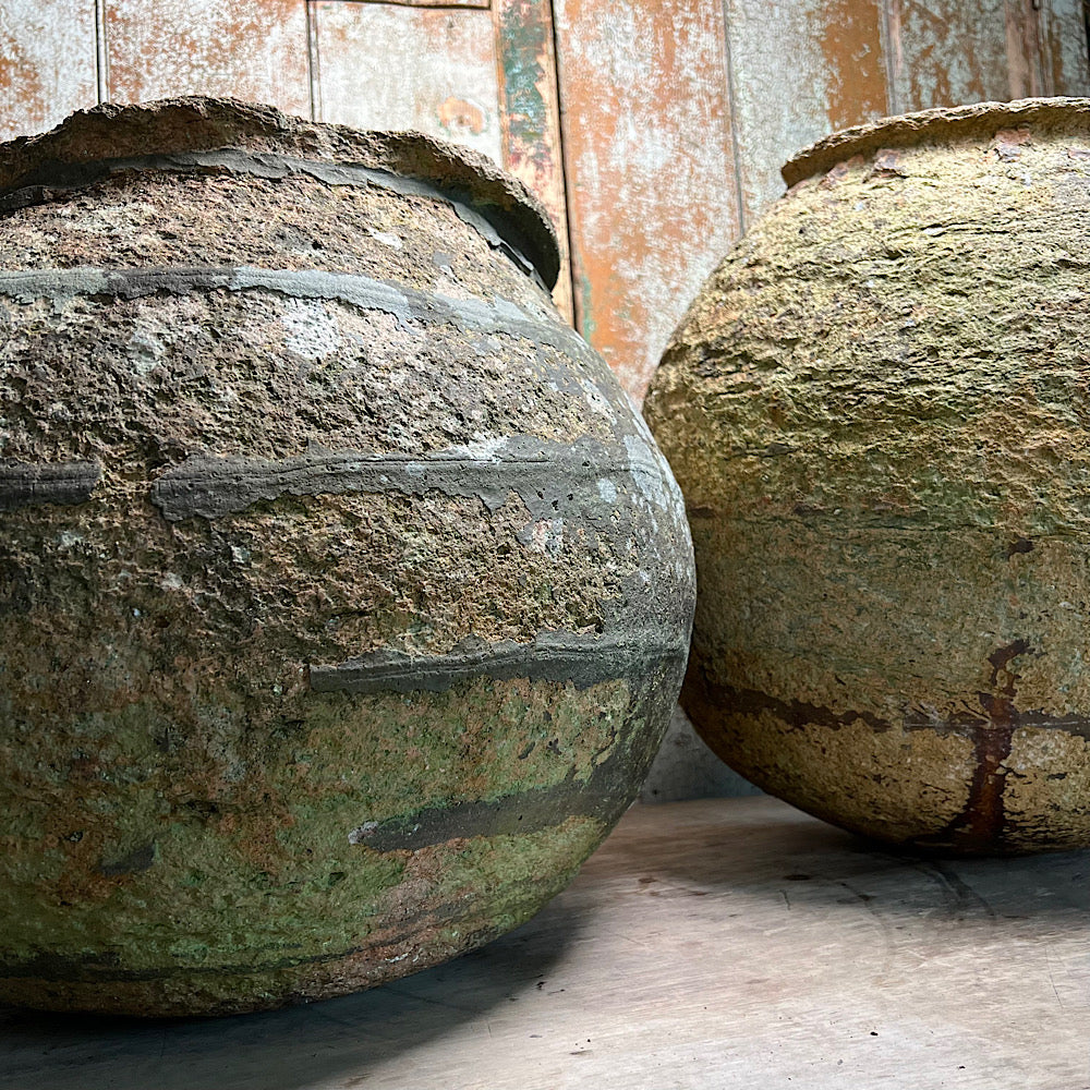 A Primitive Pair of French Salting Pots c.1840