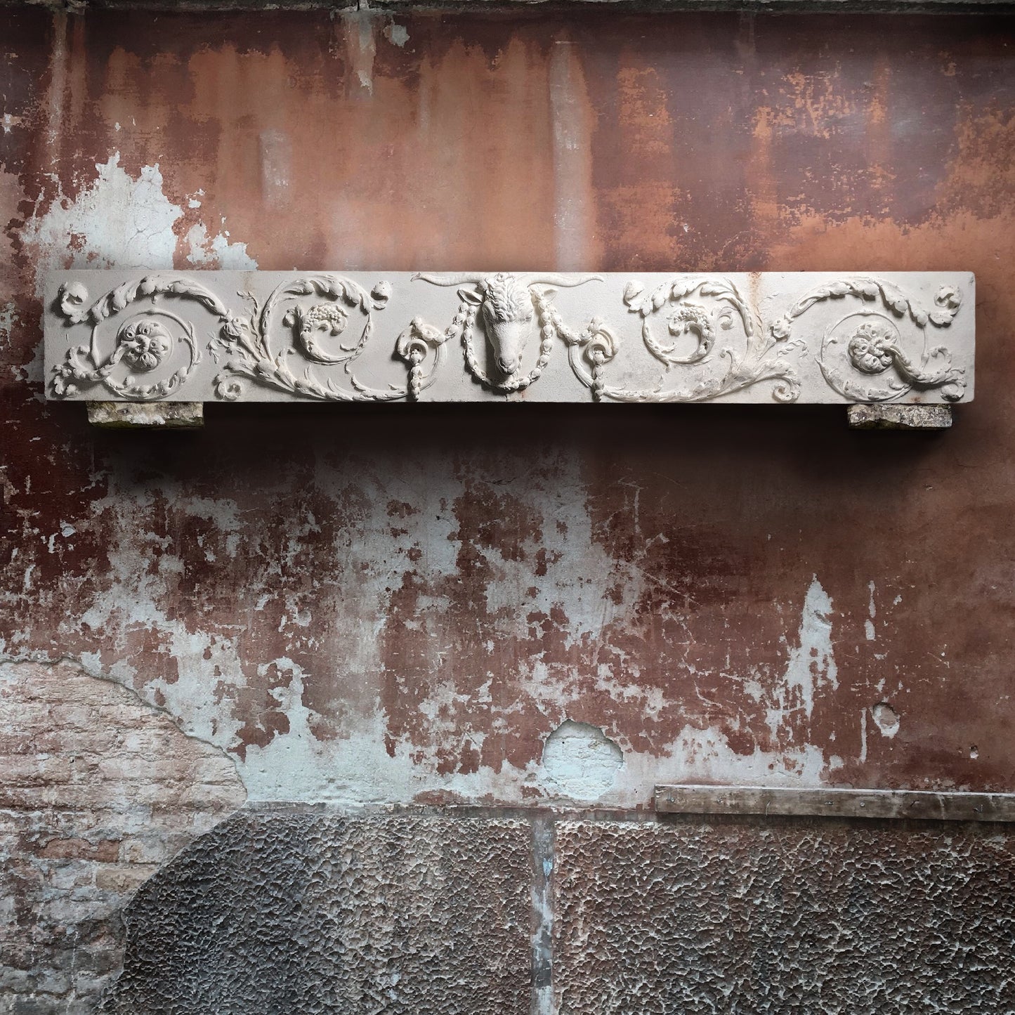 George II Classical Carrara Marble Frieze c.1750