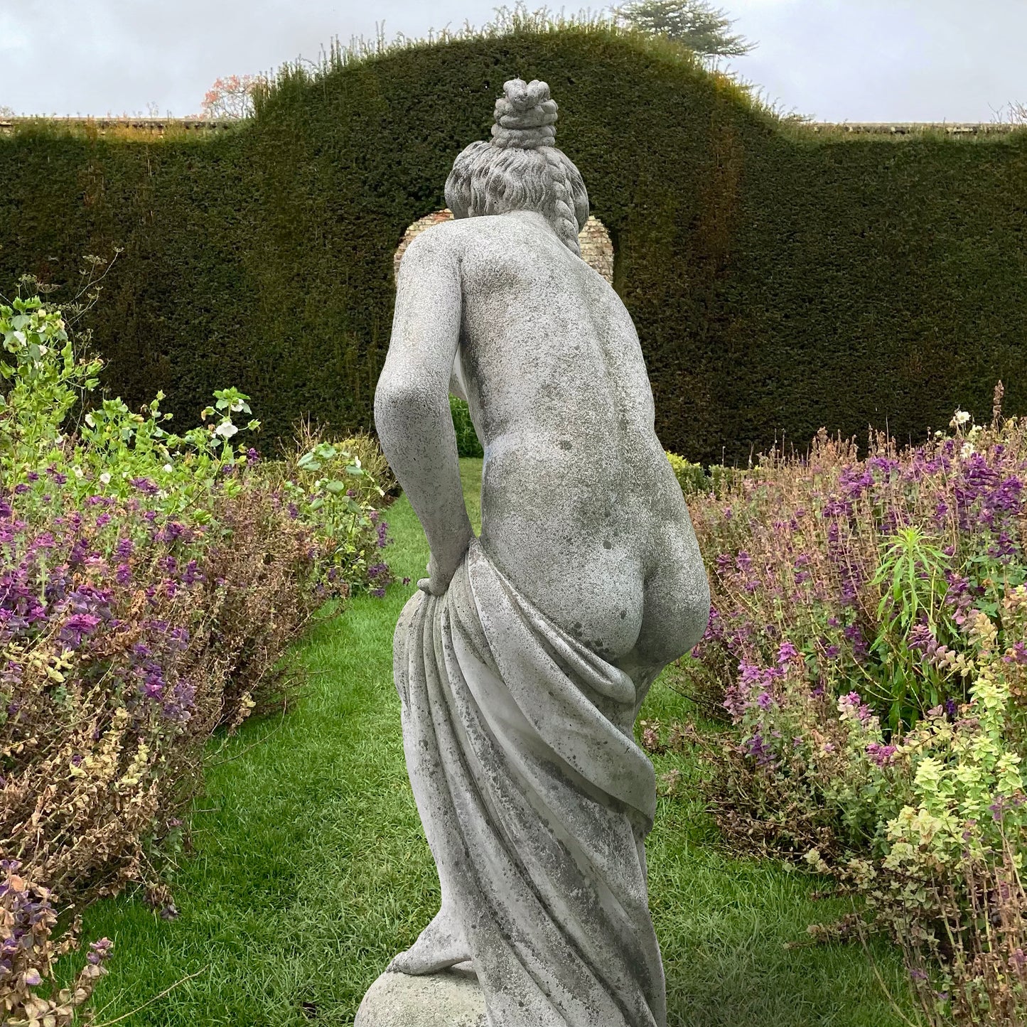 Life-Scale Statue of Bathing Venus with Plinth