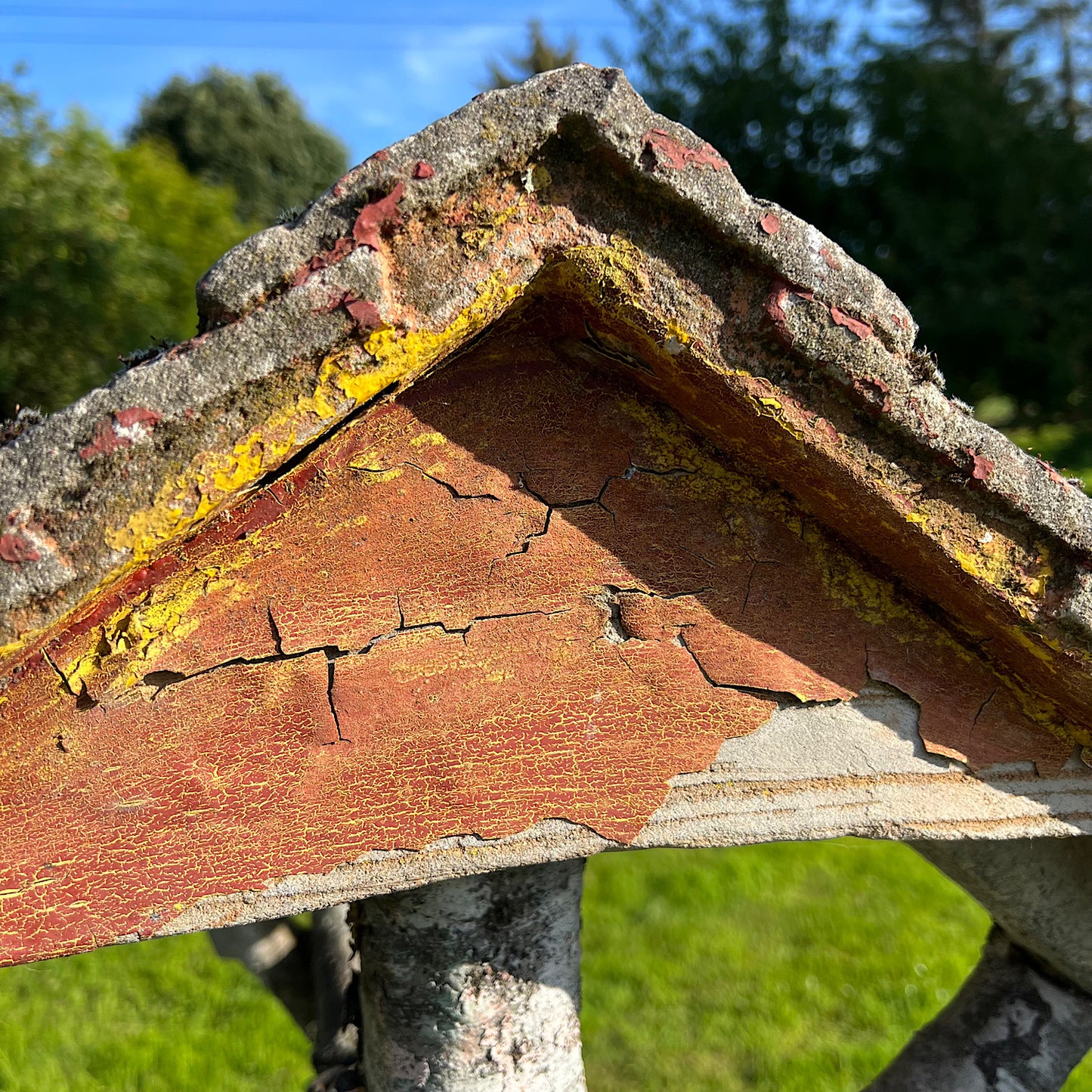 French Faux Bois Wishing Well Early 20th Century