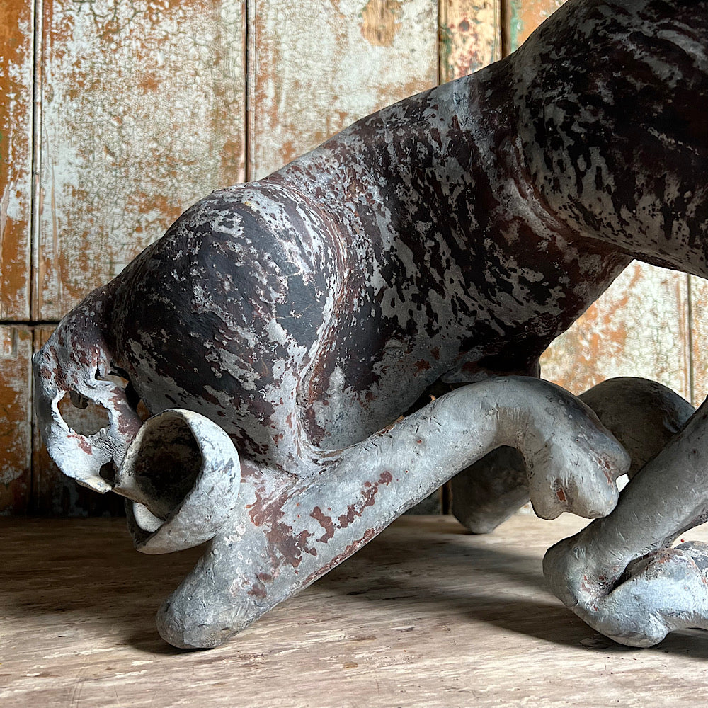 Gothic Revival Lead Gargoyle Hound c.1840