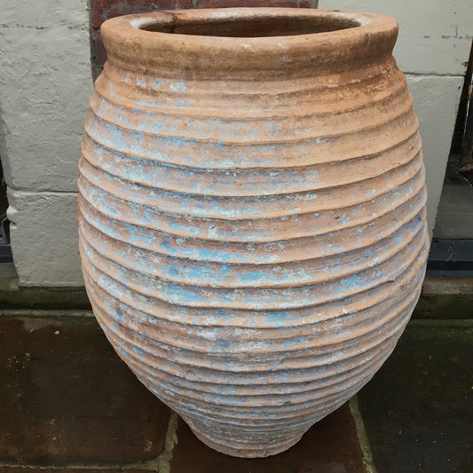 Large Antique Terracotta Beehive Storage Jar