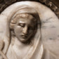 Roman School Marble Virgin Mary Roundel c.1700