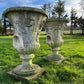 Pair of Large Lobed ‘Medici’ Urns