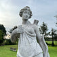 Huntress or Diana Statue with Plinth