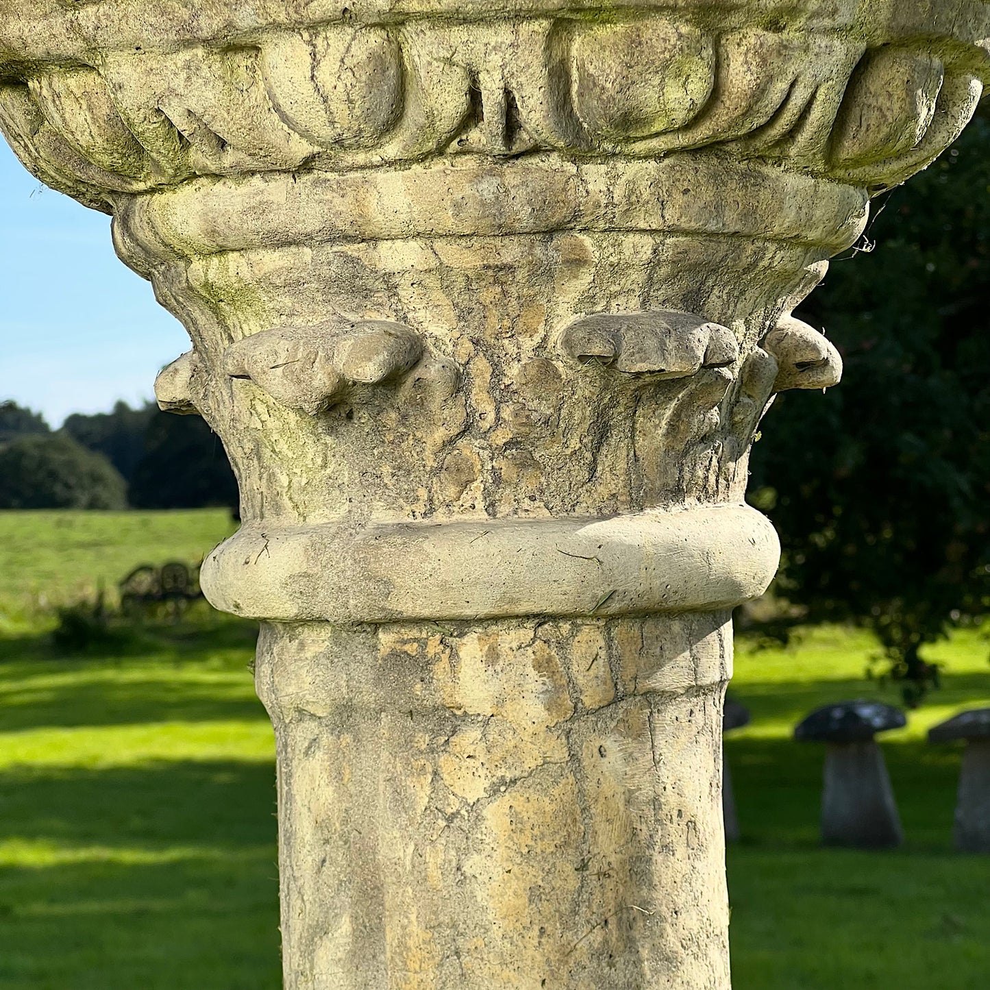 Armillary Sphere on Baluster Form Classical Pedestal