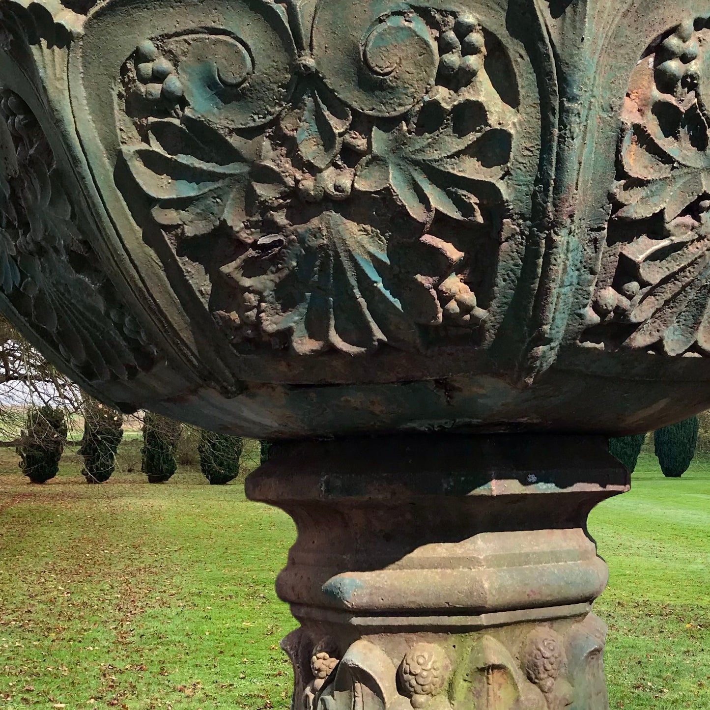 Huge Arts & Crafts Cast Iron Fountain/Centrepiece Urn c.1870