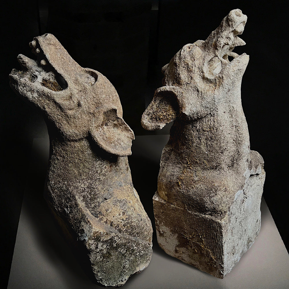 Medieval Limestone Gargoyles