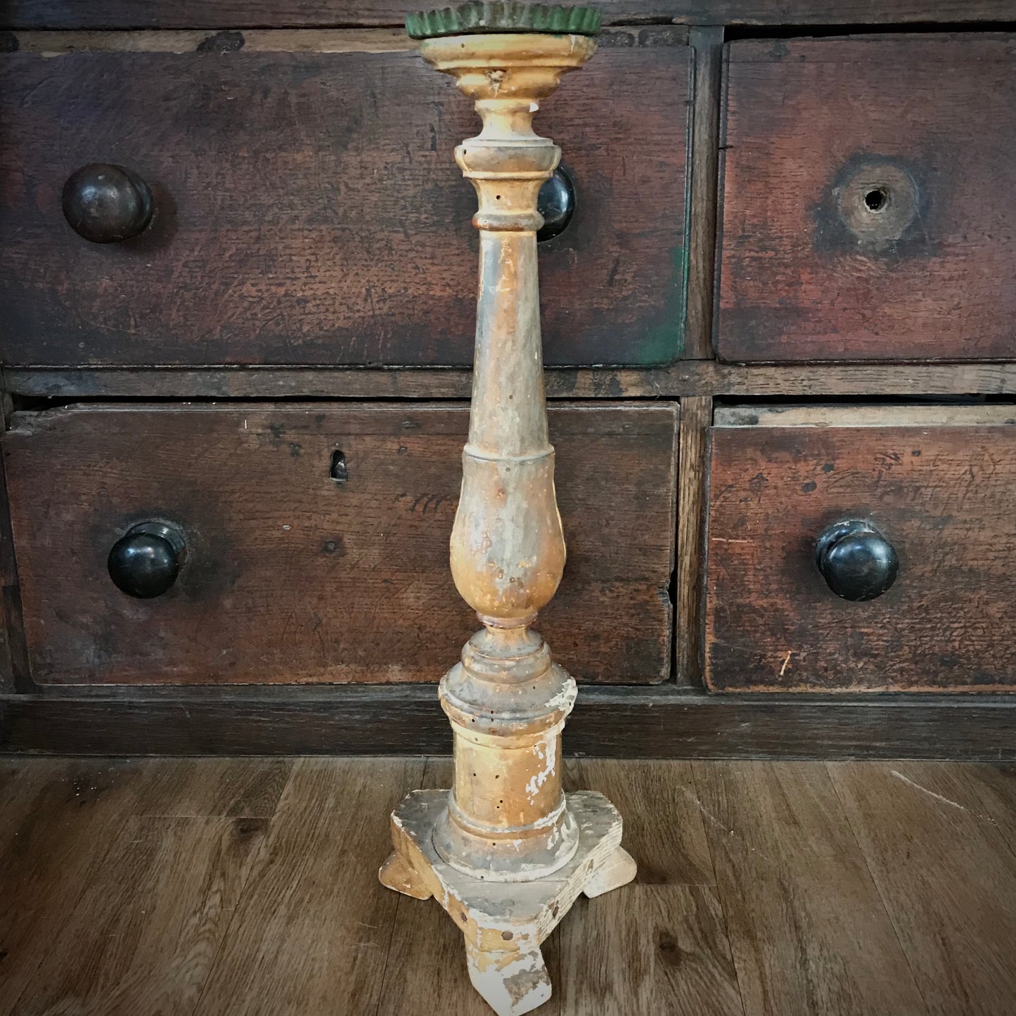 Gilt Gesso Italian Candlestick c.1840