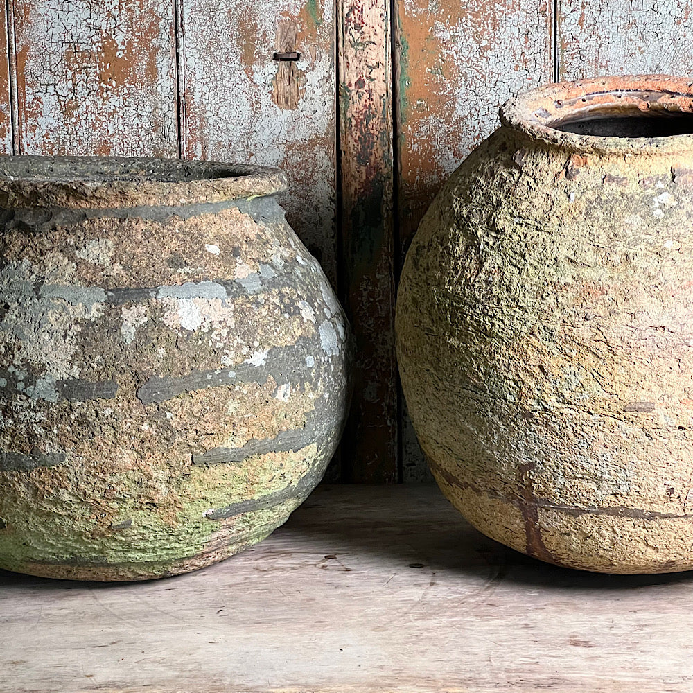 A Primitive Pair of French Salting Pots c.1840