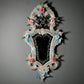 Pair of Italian Venetian Murano Glass Mirrors Early 20th Century