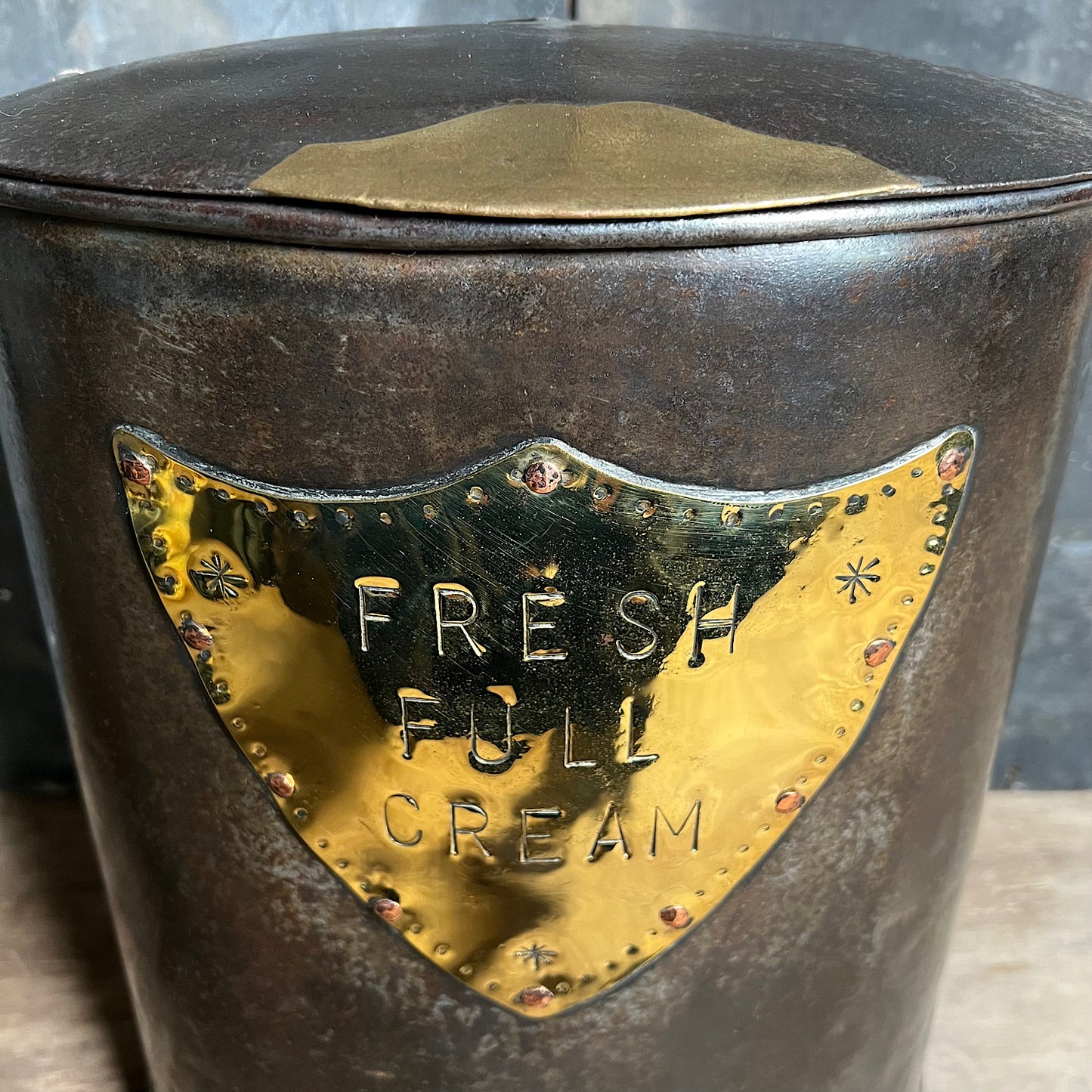 English Fresh Full Cream Can Late 19th Century