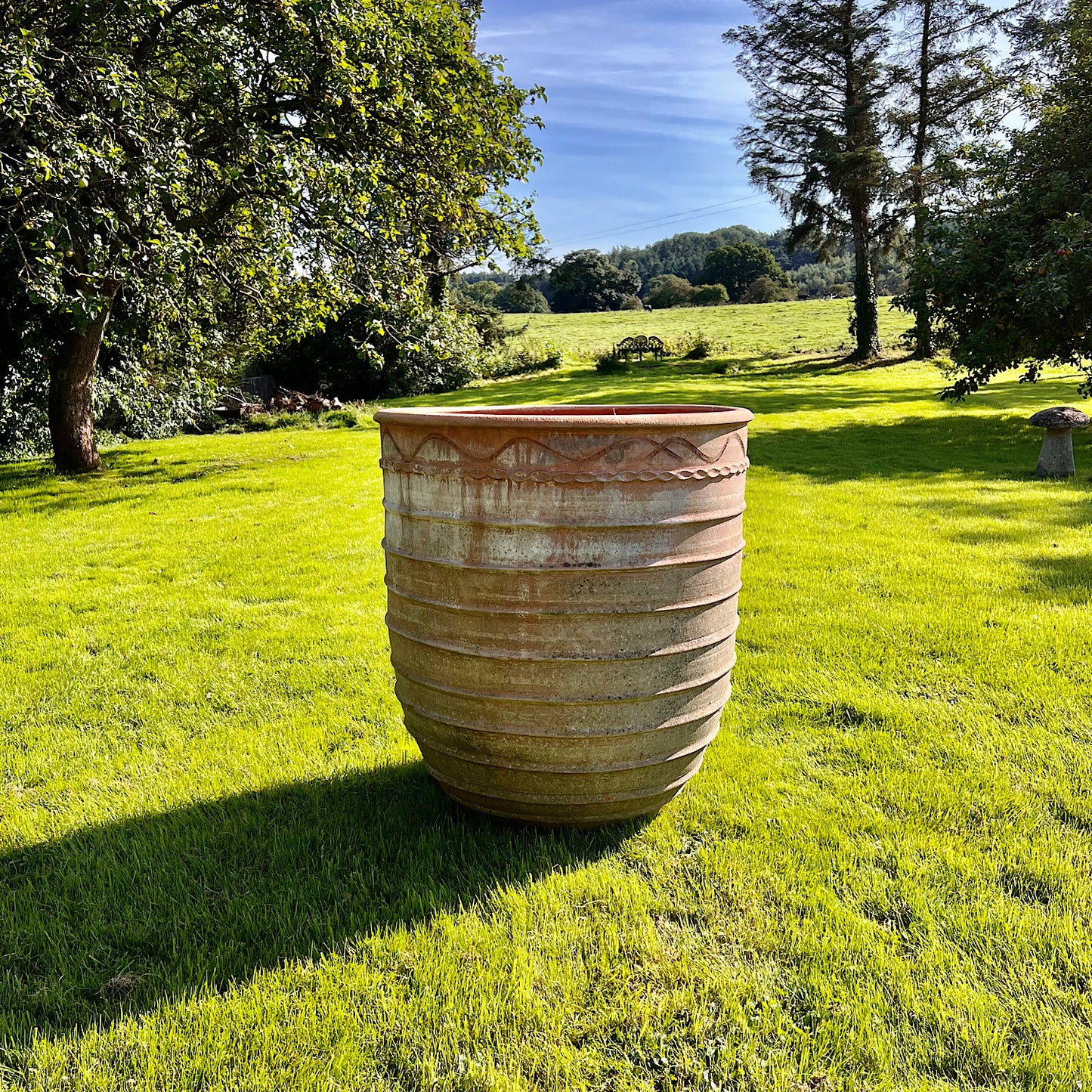 Enormous Cretan Terracotta Planter