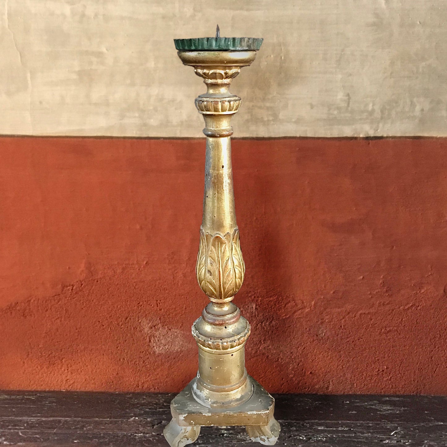 Gilt Gesso Italian Candlestick c.1840