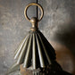 Large 19th Century Rustic Provincial Brass Candle Lantern