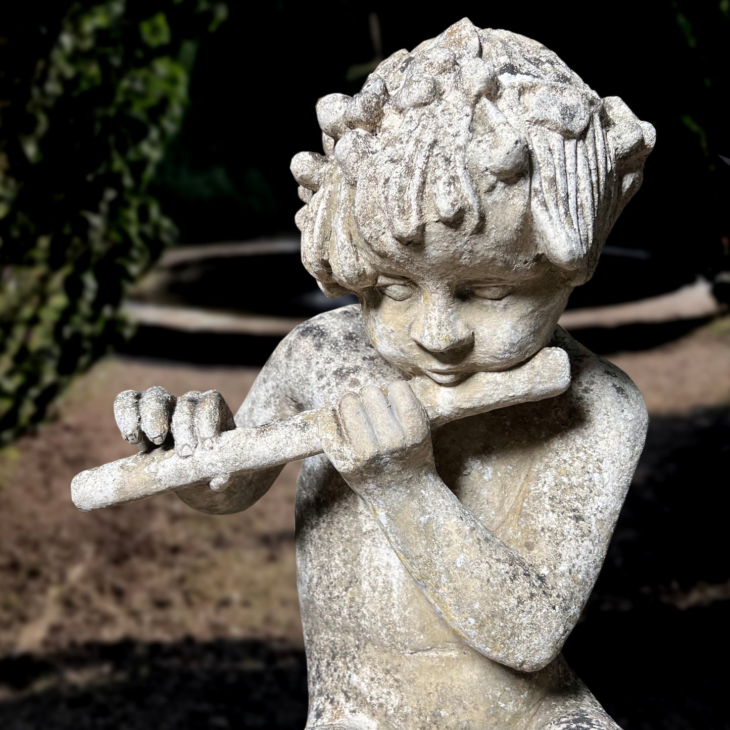 The Flute Playing Fauns on Plinths