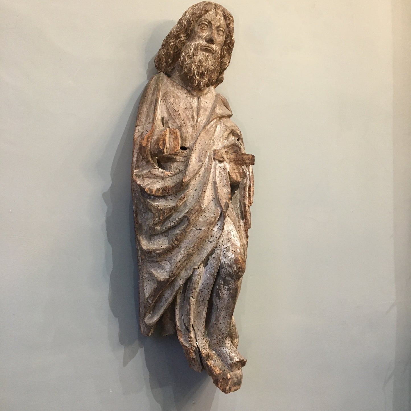 15th Century Italian Limewood Saint Paul