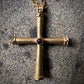 Byzantine Gold Cross With Garnet Pendant c.600 A.D.