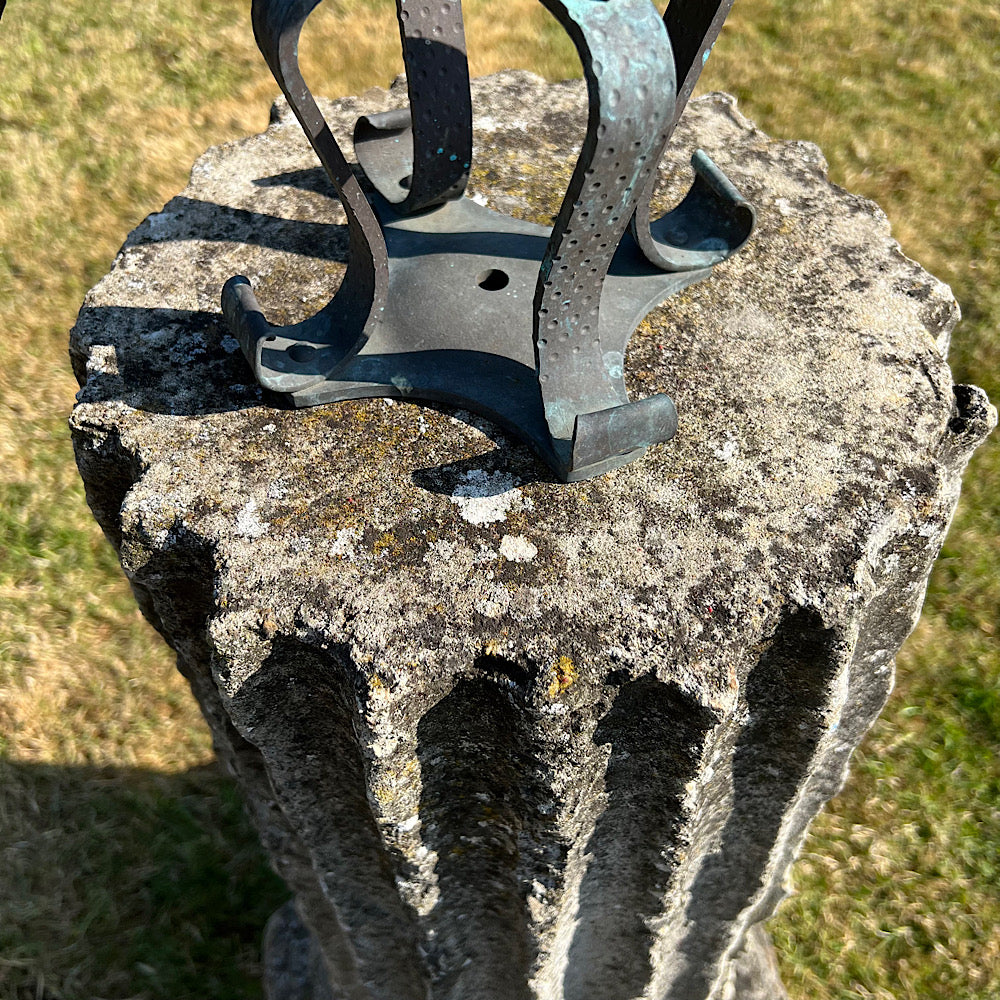 Armillary Sphere Sundial on Roman Column