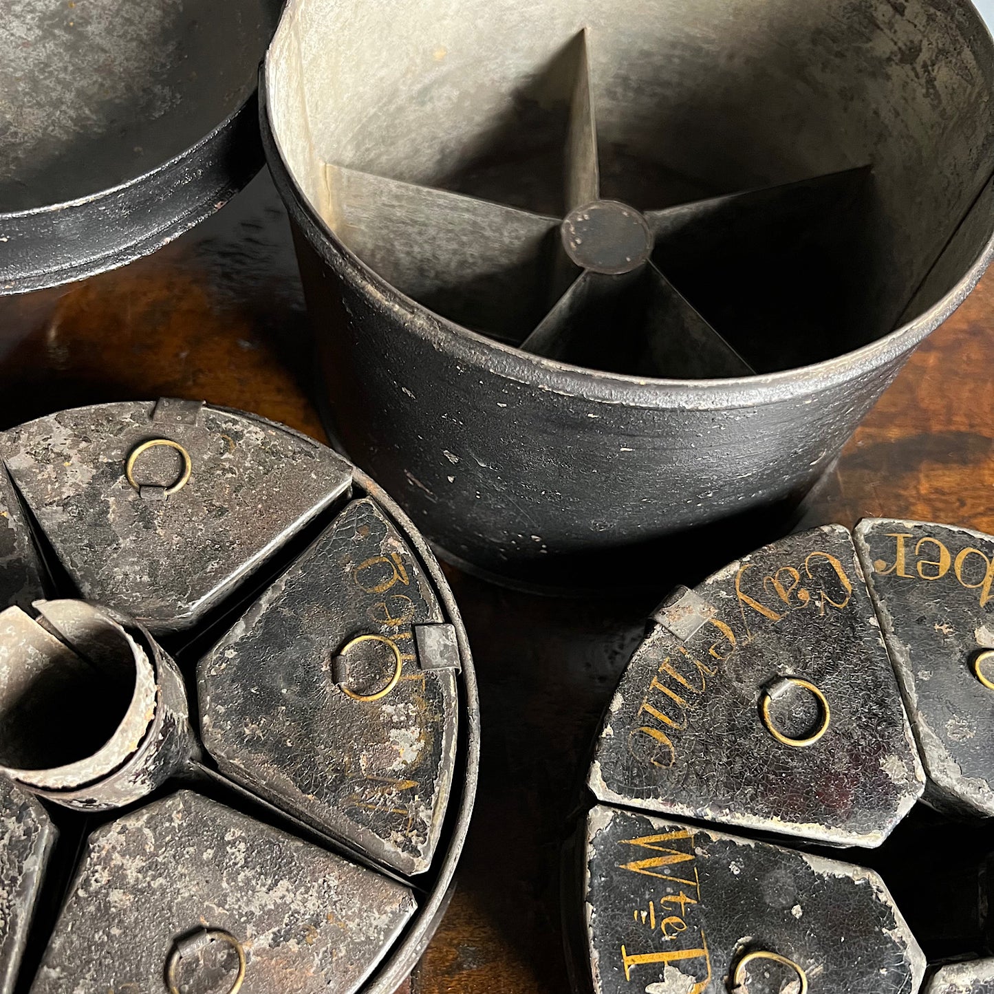 Large Georgian Toleware Spice Box c.1820