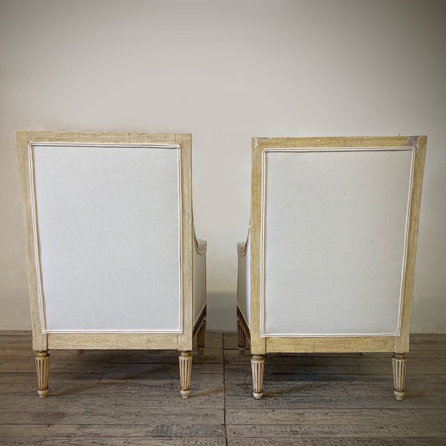 Pair of Oversized French Armchairs