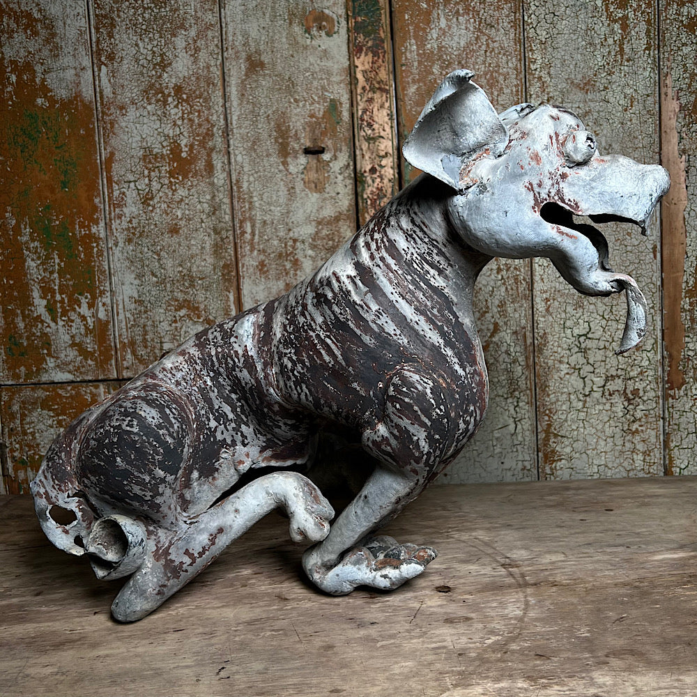 Gothic Revival Lead Gargoyle Hound c.1840