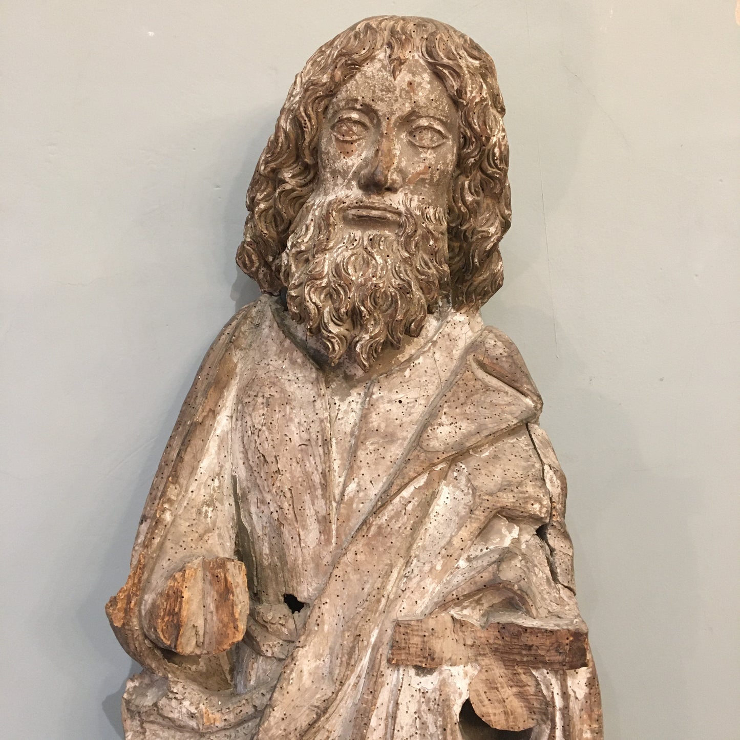 15th Century Italian Limewood Saint Paul