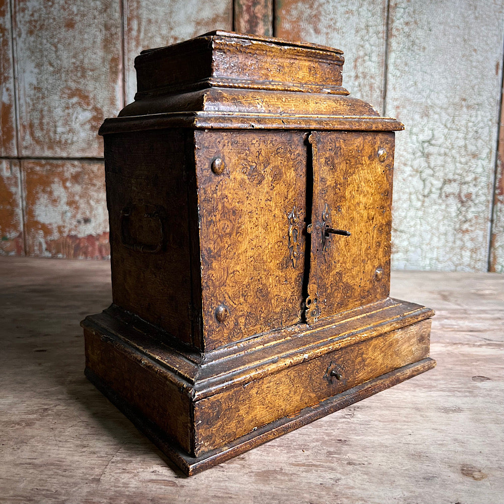 Diminutive Flemish Collectors Table Cabinet c.1680