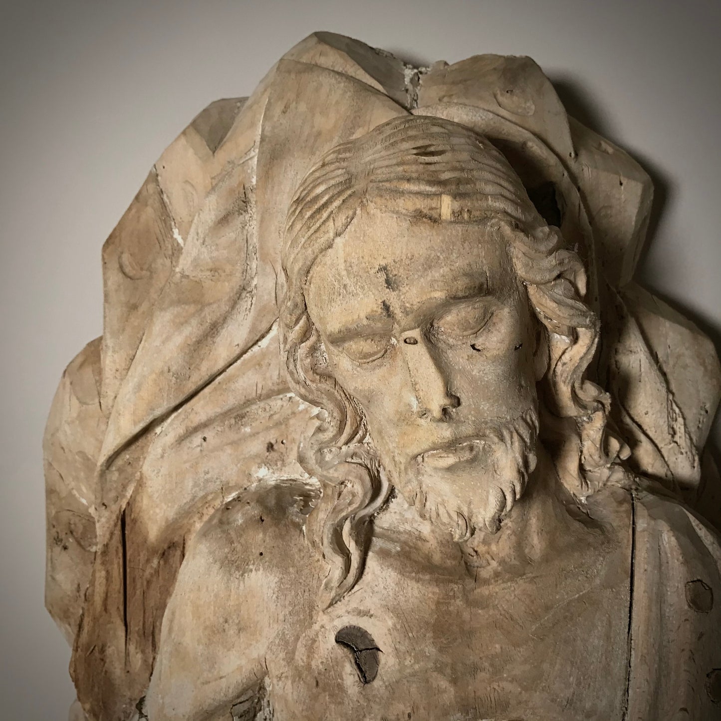Carved depiction of Christ Supine on Marble Slab c.1740
