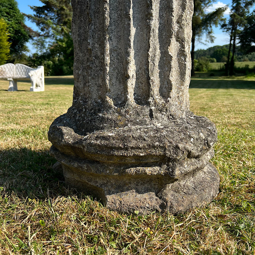 Armillary Sphere Sundial on Roman Column