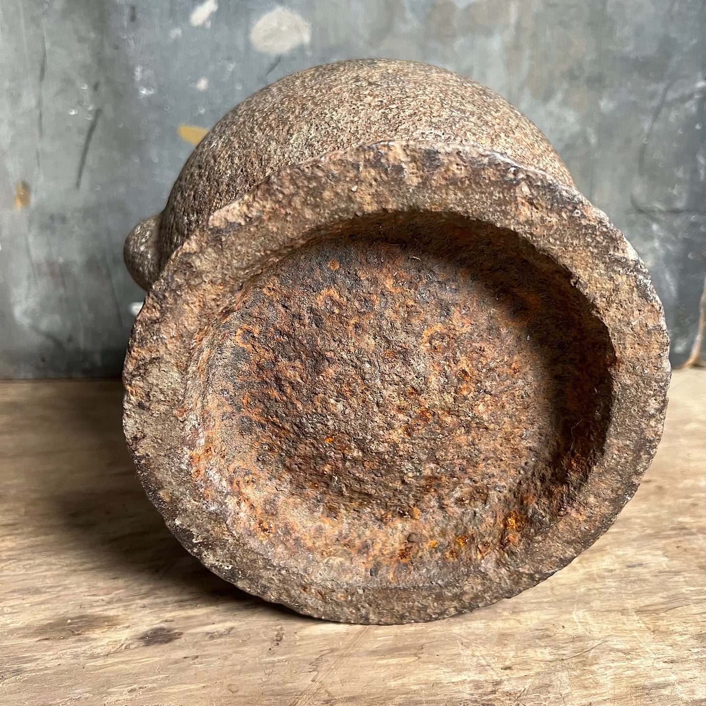 Early Cast Iron Mortar