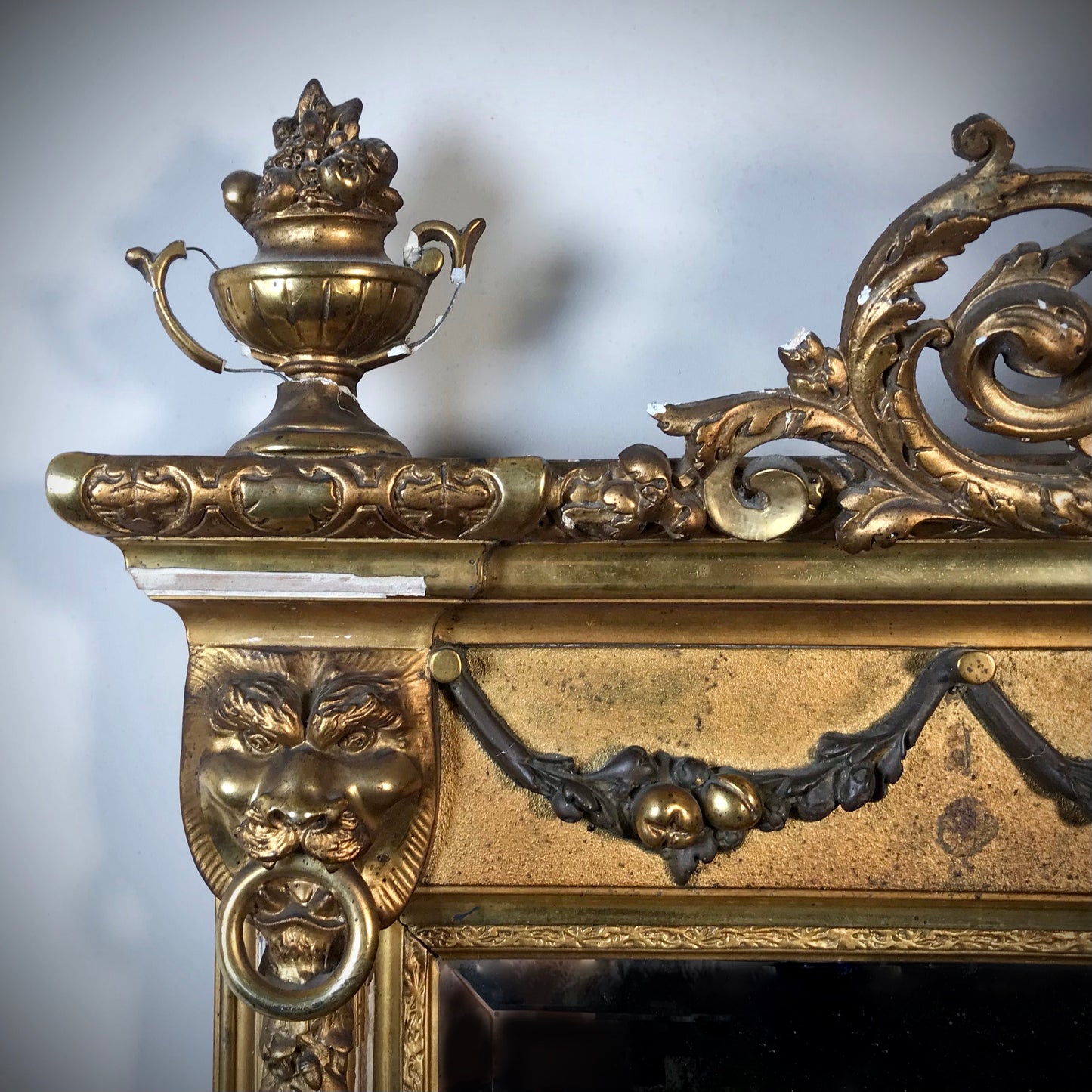 Large Floor-standing 19th c. French Mirror