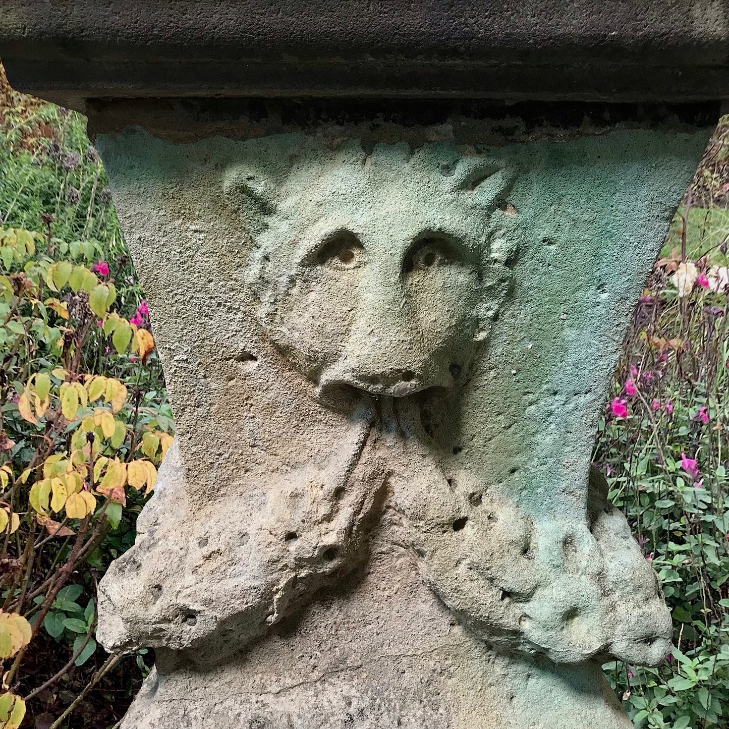 16th Century French Renaissance Lion Column Sundial