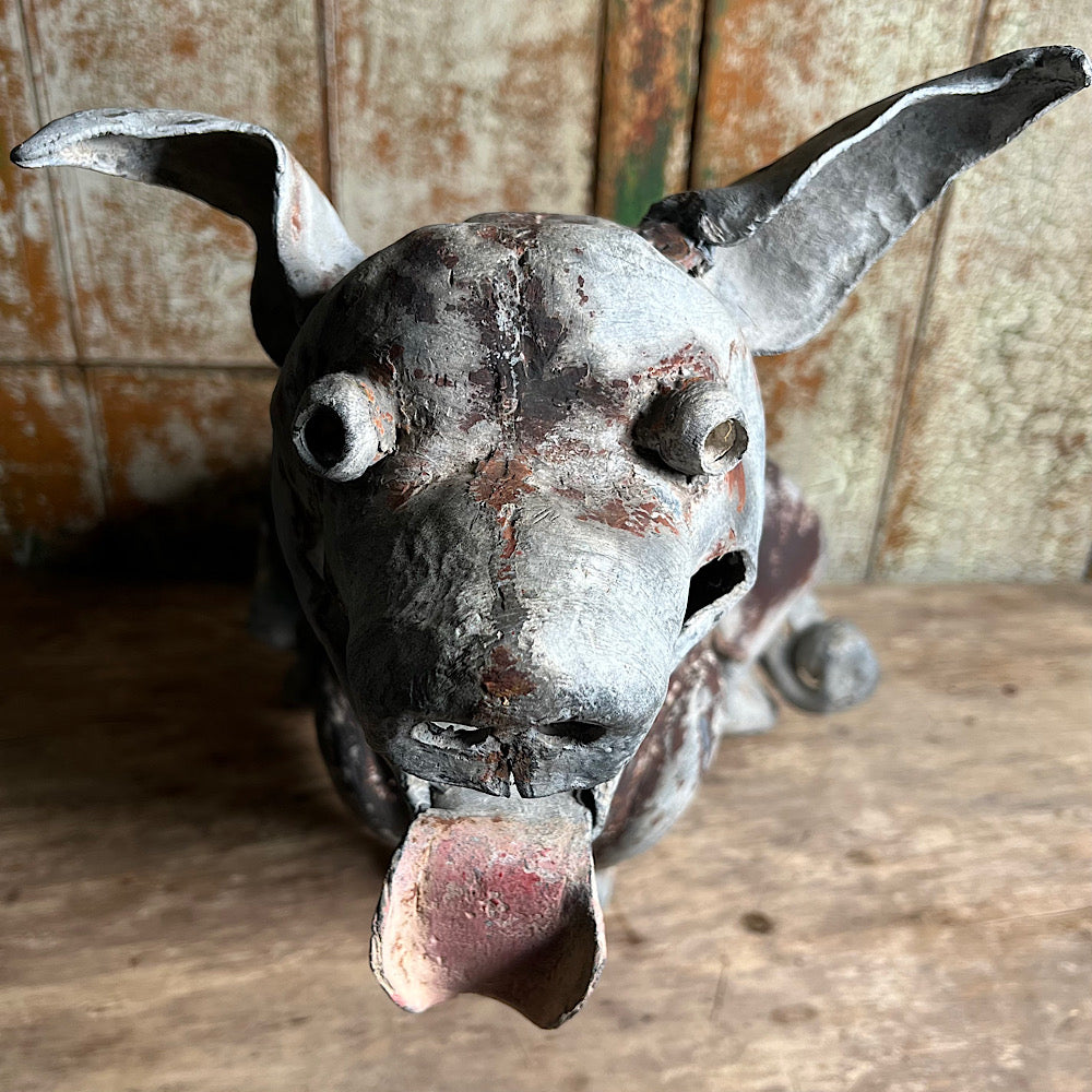 Gothic Revival Lead Gargoyle Hound c.1840