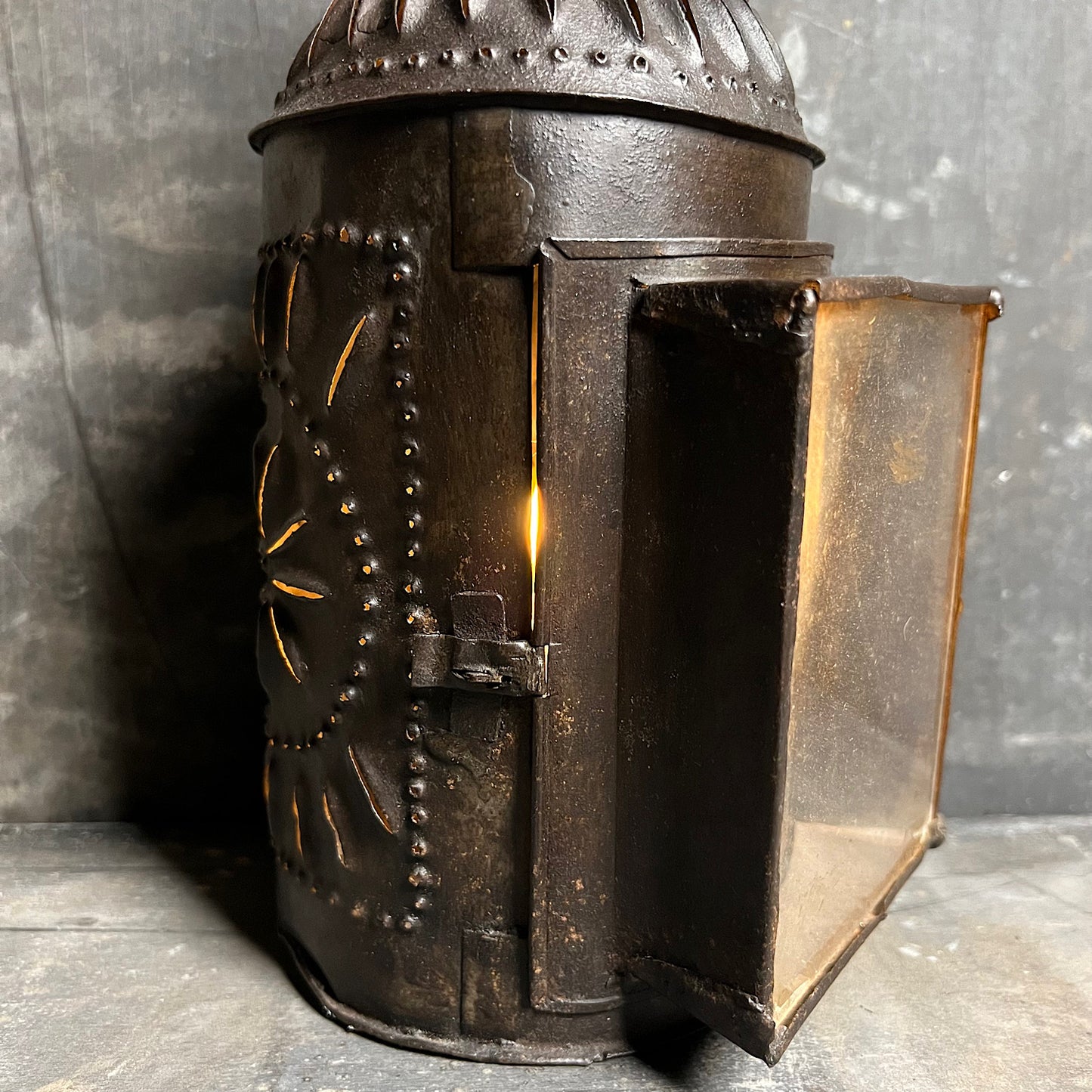 18th Century Iron Pendant Lantern M