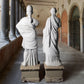 Life-size Regency Humphrey Hopper Plaster Statues of Athena and Demeter from Harewood House c.1815