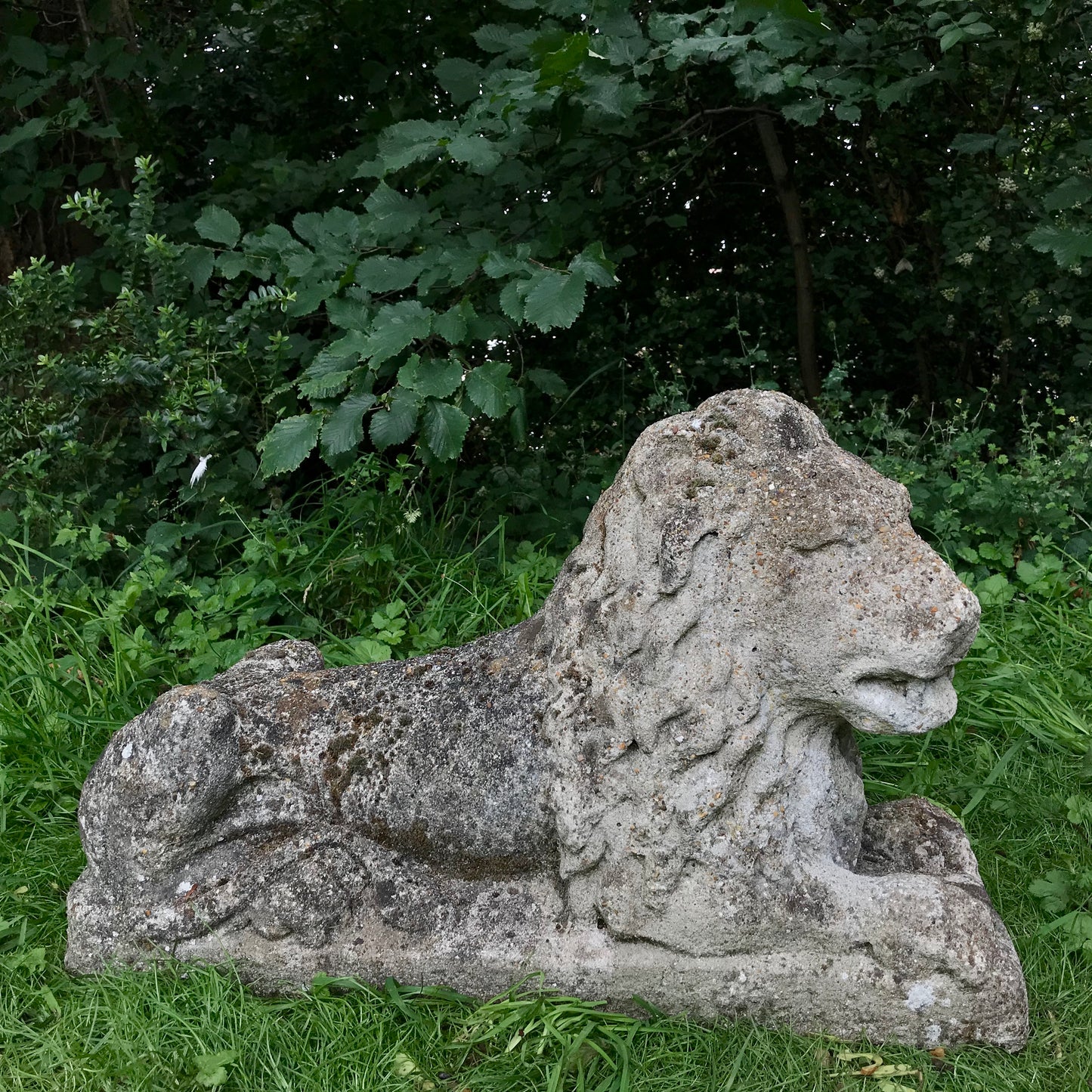 Pair of Recumbent Lions c.1930