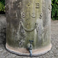 Huge Rare English Cylindrical Lead Cistern 1839 by F. Coaten