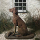 Large French Cast Iron Hunting Hound