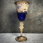 Stunning Collection of Five Venetian Murano Goblets